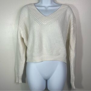 Cropped Knit Sweater